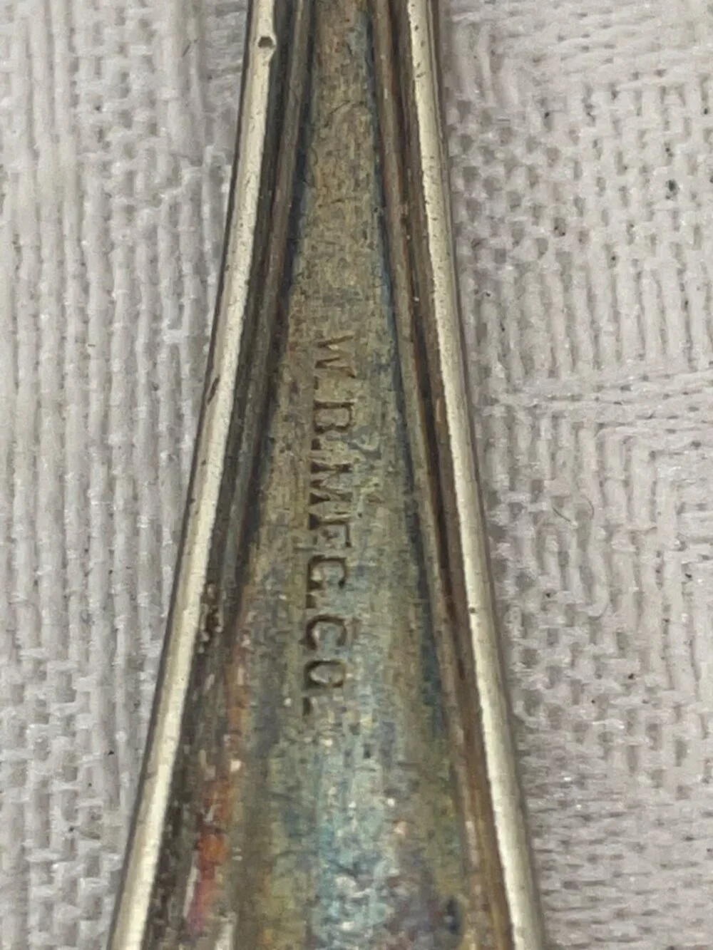 Childs Size Spoon and Fork Antique Elizabeth Silverplate 1918 Wm A. Rogers Mfg.